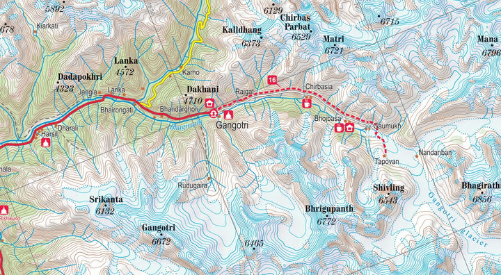 Carte de randonnée plastifiée - Himalaya indienne | TerraQuest carte pliée Terra Quest 