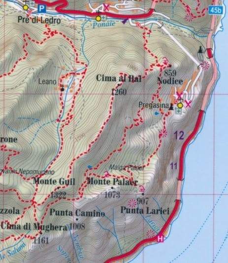 Carte de randonnée plastifiée - Lac de Côme (Italie) | TerraQuest carte de randonnée Terra Quest