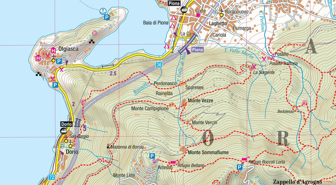 Carte de randonnée plastifiée - Lac de Côme (Italie) | TerraQuest carte pliée Terra Quest 