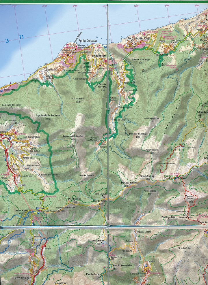 Carte de randonnée plastifiée - Madère (Portugal) | TerraQuest carte pliée Terra Quest 