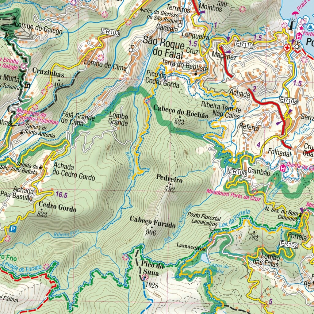 Carte de randonnée plastifiée - Madère (Portugal) | TerraQuest carte pliée Terra Quest 