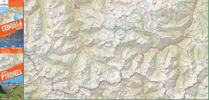 Carte de randonnée plastifiée - Pyrénées Centrales | TerraQuest carte pliée Terra Quest 