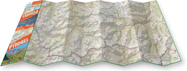 Carte de randonnée plastifiée - Pyrénées Centrales | TerraQuest carte pliée Terra Quest 