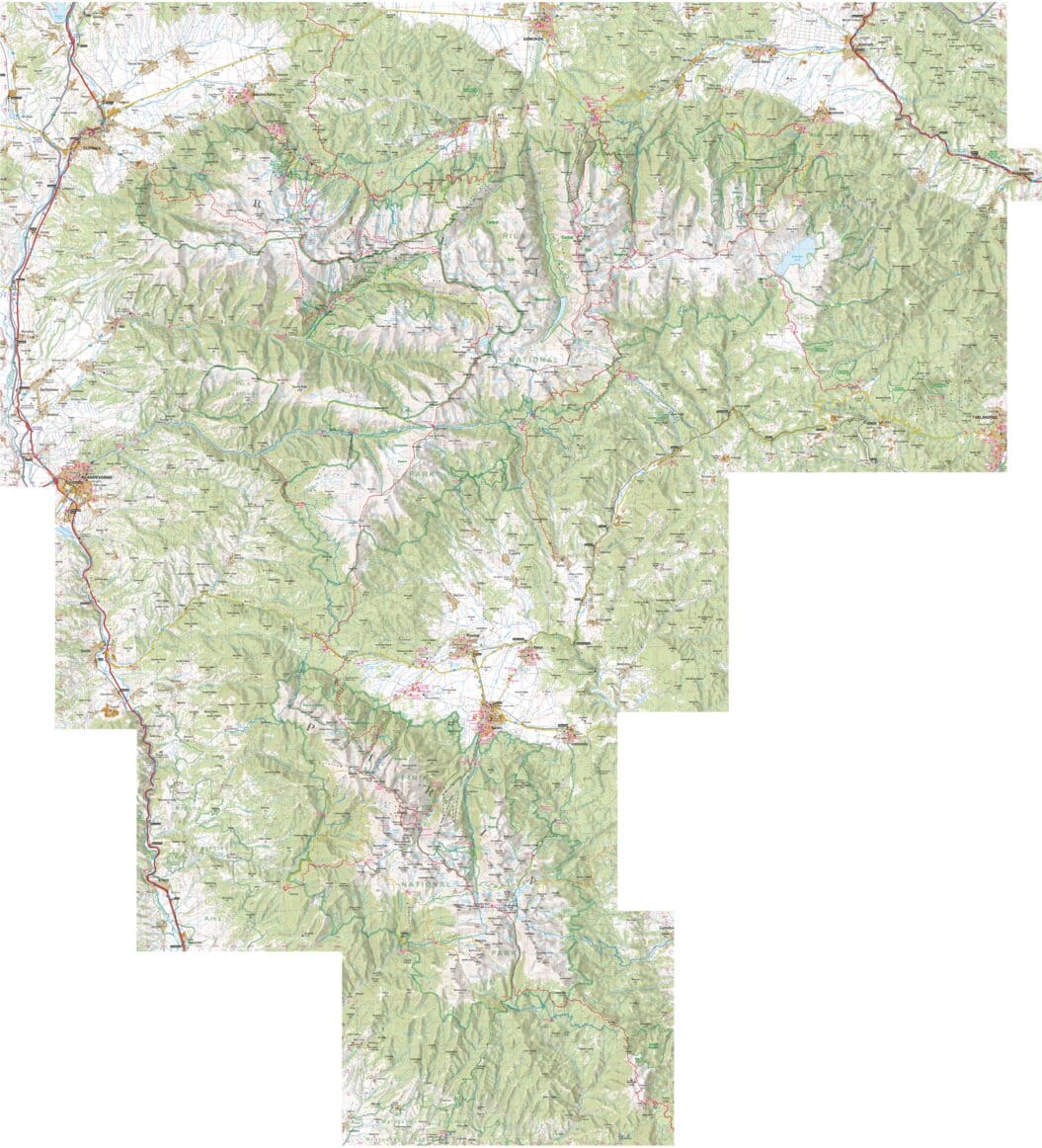 Carte de randonnée plastifiée - Rila & Pirin (Montagnes bulgares) | TerraQuest carte pliée Terra Quest 