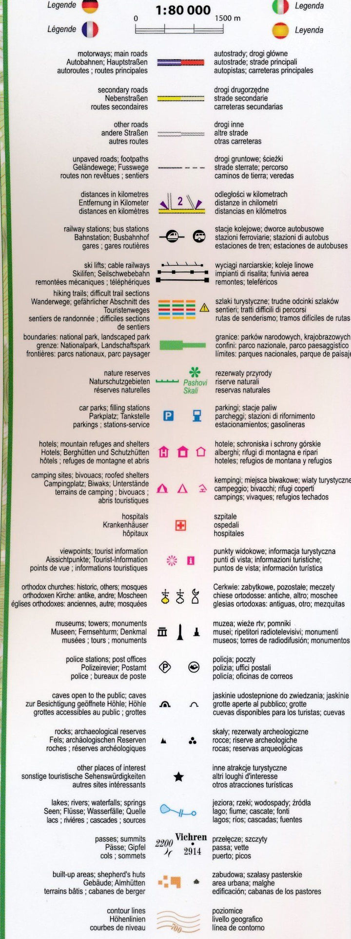 Carte de randonnée plastifiée - Rila & Pirin (Montagnes bulgares) | TerraQuest carte pliée Terra Quest 