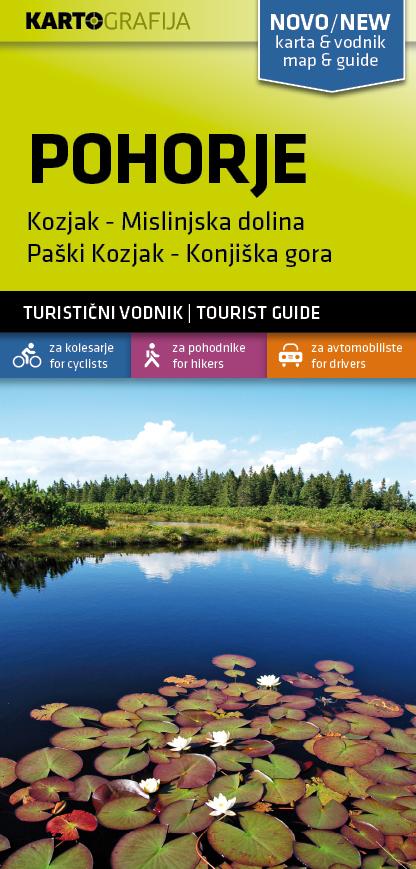 Carte de randonnée - Pohorje (Slovénie) | Kartografija carte pliée Kartografija 