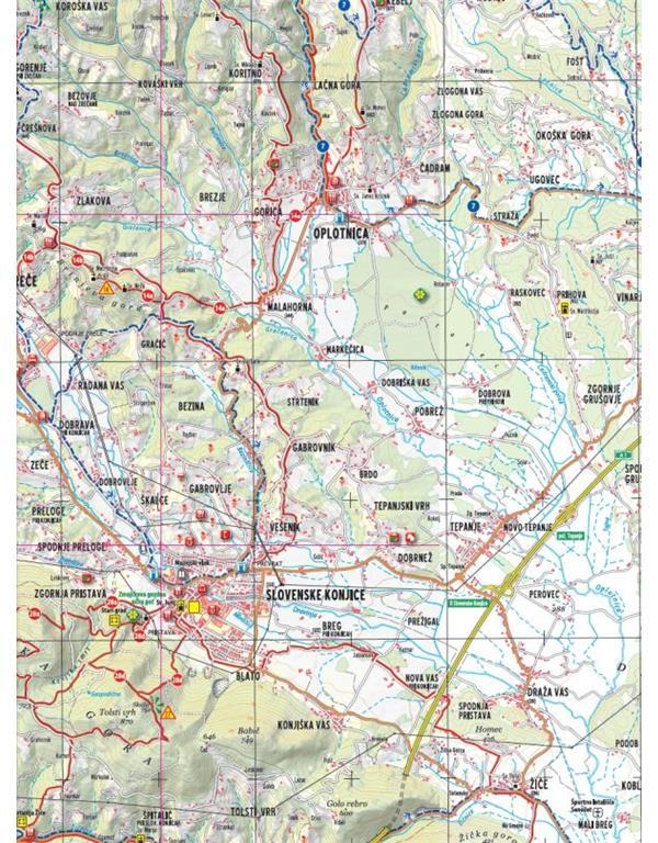 Carte de randonnée - Pohorje (Slovénie) | Kartografija carte pliée Kartografija 