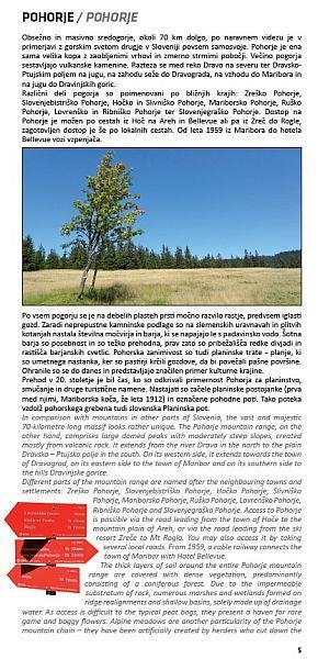 Carte de randonnée - Pohorje (Slovénie) | Kartografija carte pliée Kartografija 