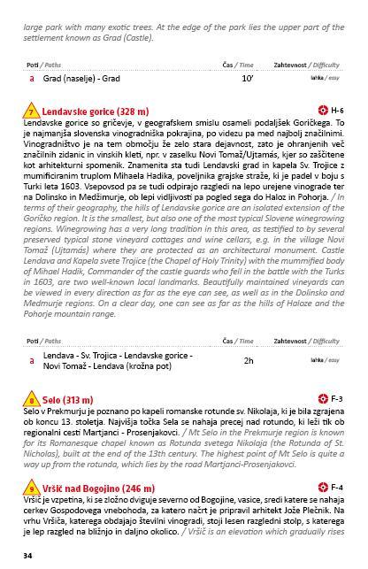 Carte de randonnée - Pomurje (Slovénie) | Kartografija carte de randonnée Kartografija