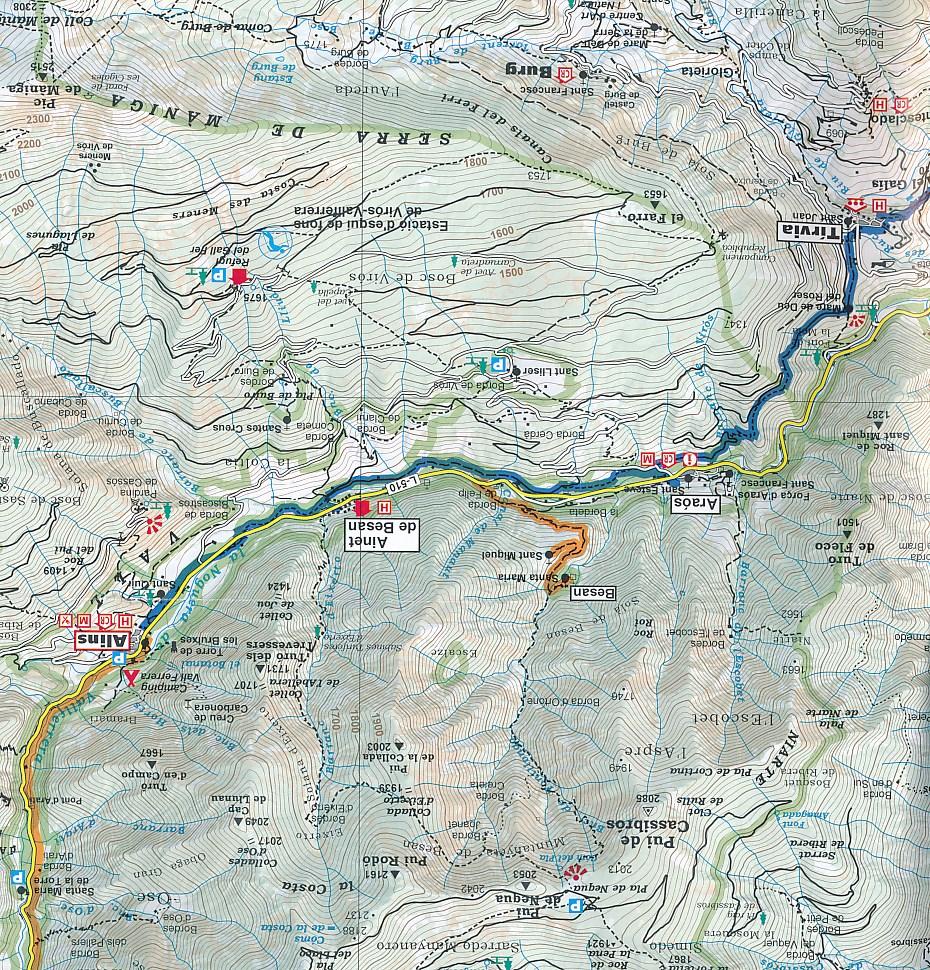 Carte de randonnée - Ramat de l'Est & guide | Alpina carte de randonnée Editorial Alpina