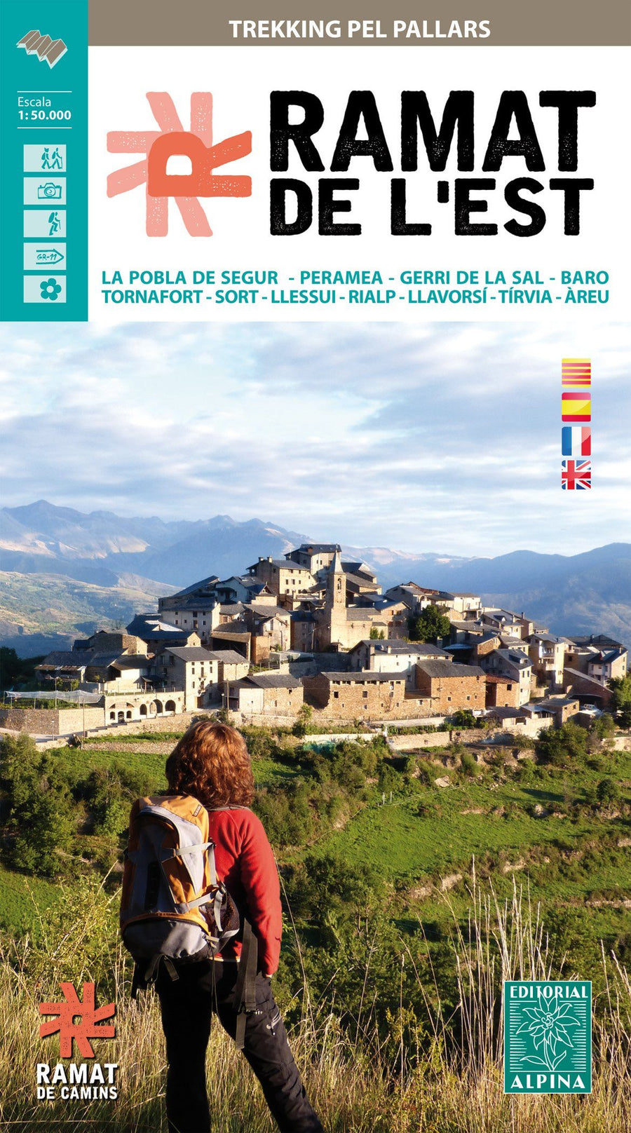 Carte de randonnée - Ramat de l'Est & guide | Alpina carte pliée Editorial Alpina 
