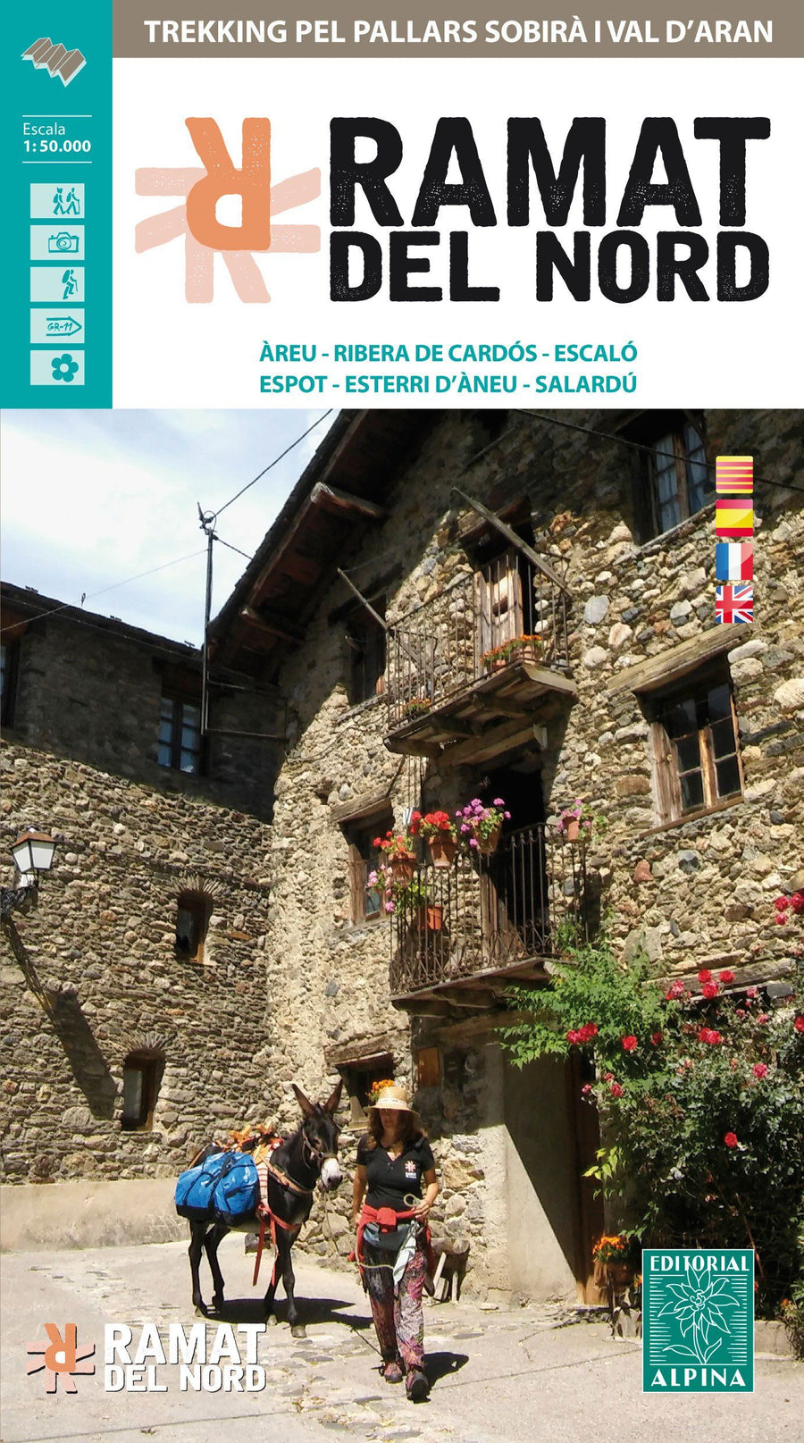 Carte de randonnée - Ramat del Nord & guide | Alpina carte pliée Editorial Alpina 