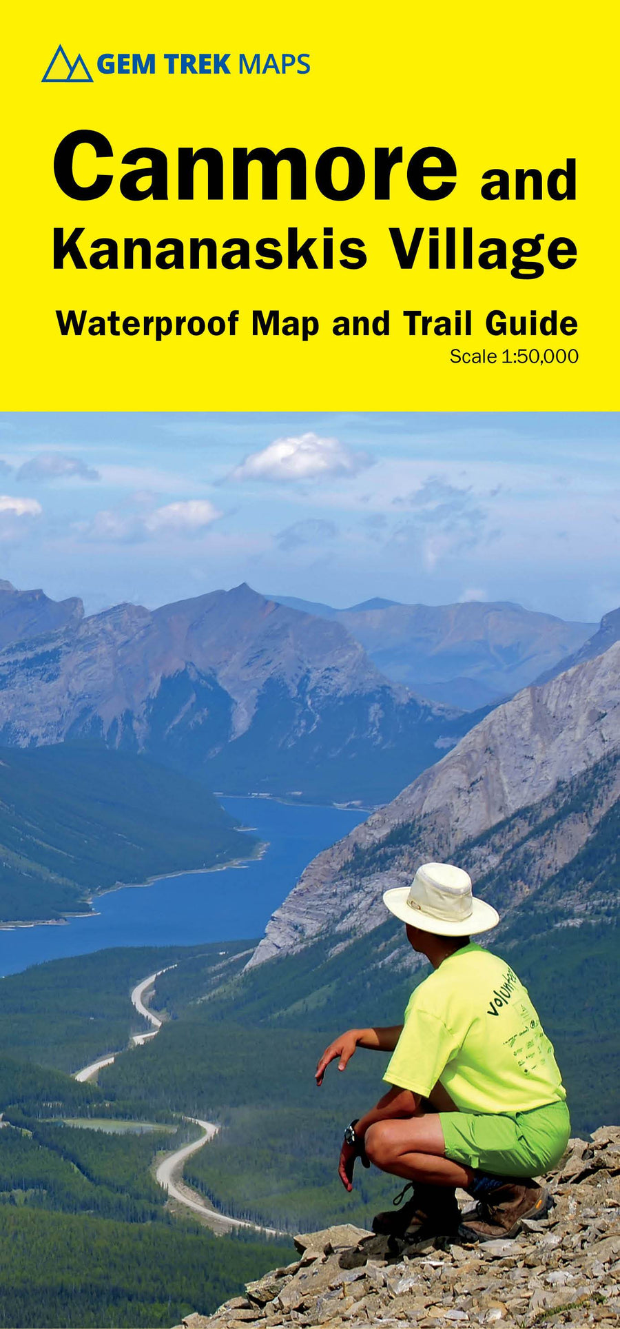 Carte de randonnée - Région de Canmore & Kananaskis Village (Alberta) | Gem Trek carte pliée Gem Trek Publishing 2019 