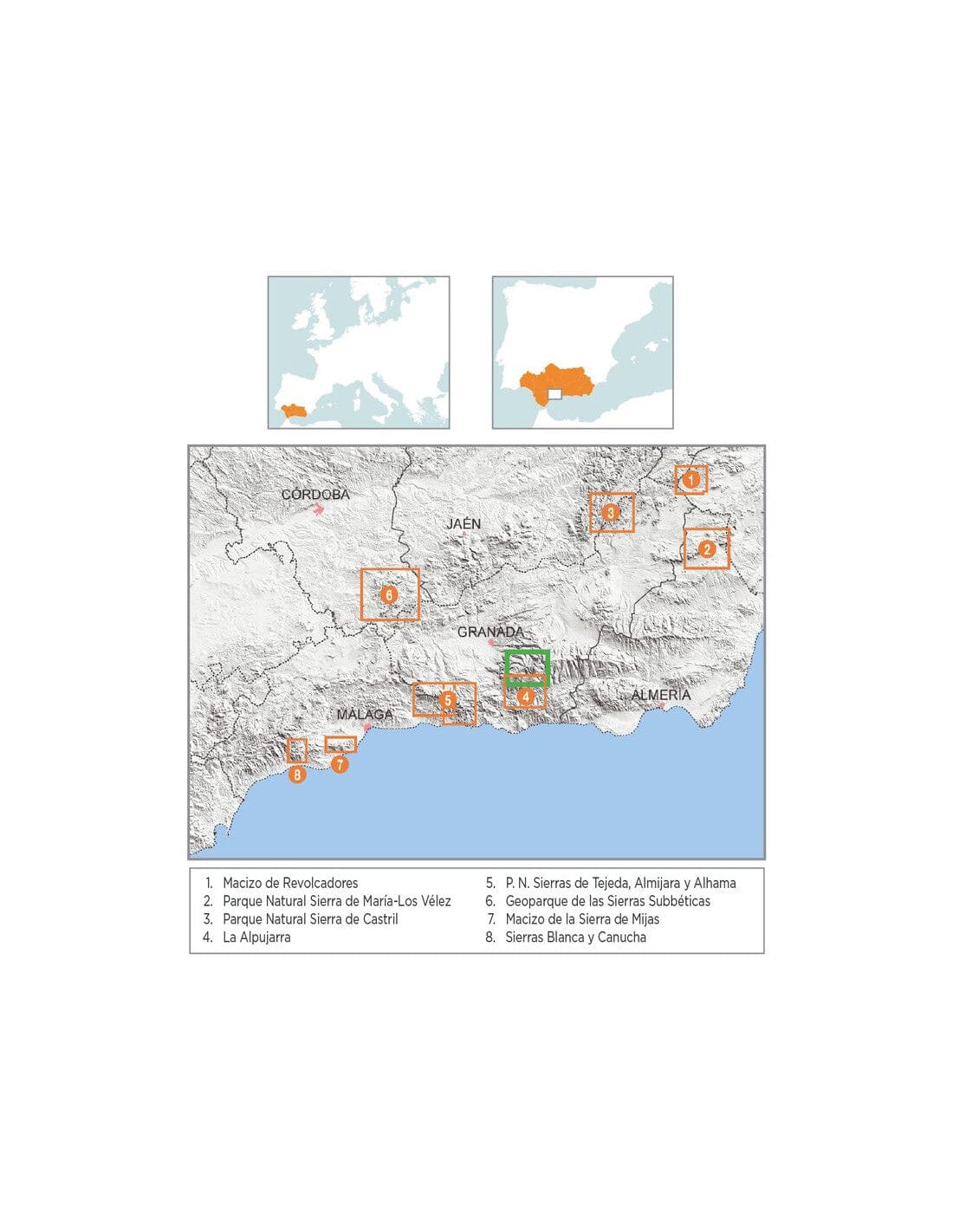 Carte de randonnée - Sierra Nevada, La integral de los 3000 (Andalousie) | Piolet carte de randonnée Editorial Piolet