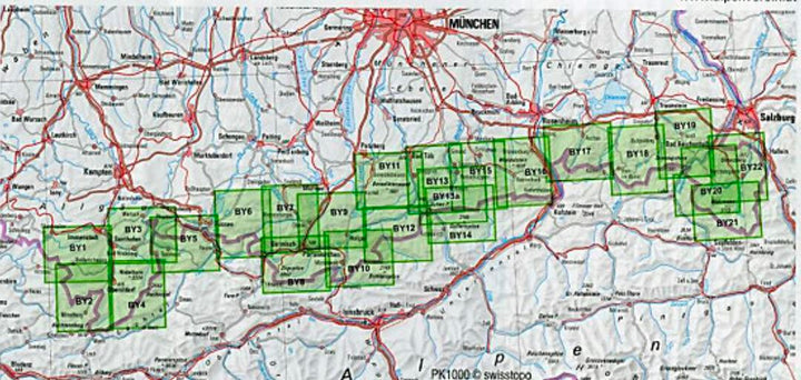 Carte de randonnée & ski - Forêt bavaroise, région d'Arber & Kaitersberg, n° BY23 | Alpenverein carte pliée Alpenverein 
