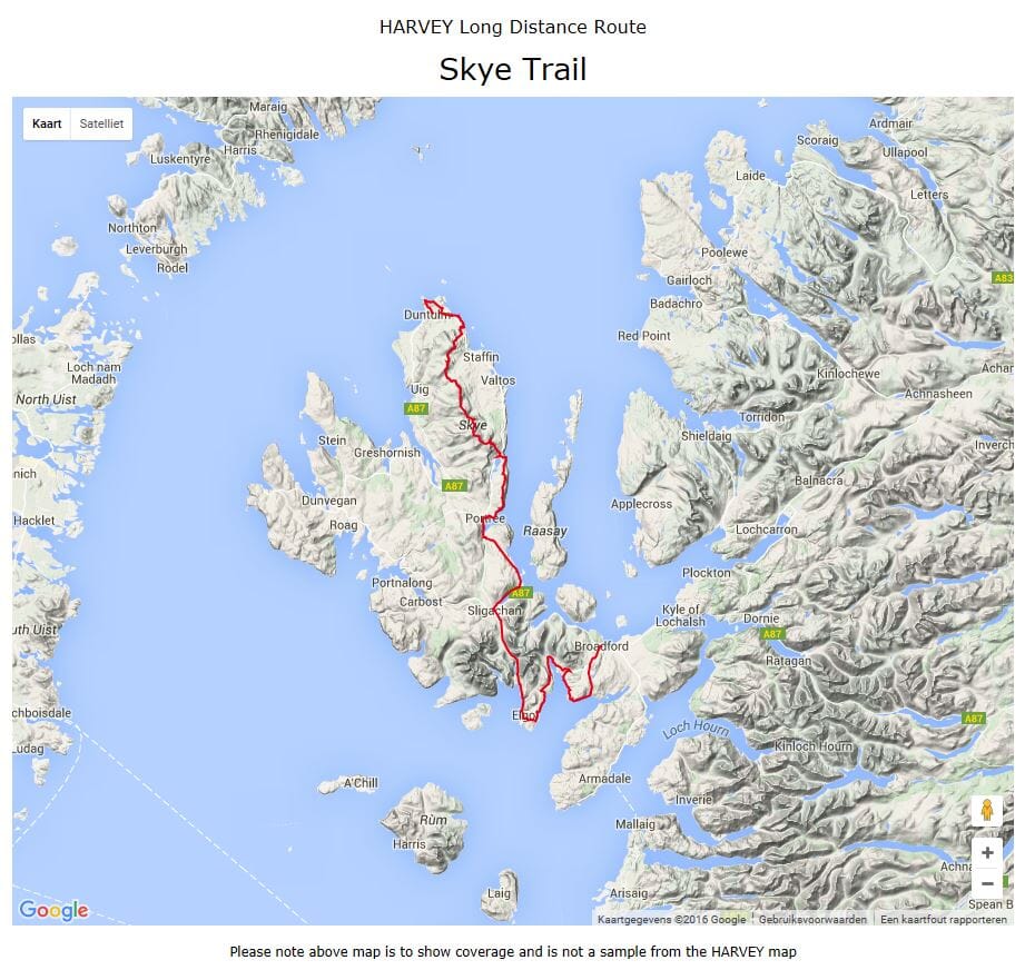 Carte de randonnée - Skye Trail XT40 | Harvey Maps - National Trail maps carte de randonnée Harvey Maps Default Title