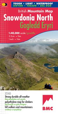 Carte de randonnée - Snowdonia Nord XT40 BMM | Harvey Maps - British Mountain carte pliée Harvey Maps 