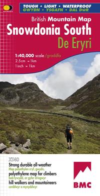 Carte de randonnée - Snowdonia Sud XT40 BMM | Harvey Maps - British Mountain carte pliée Harvey Maps 