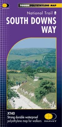 Carte de randonnée - South Downs Way XT40 | Harvey Maps - National Trail maps carte pliée Harvey Maps 