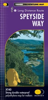 Carte de randonnée - Speyside Way XT40 | Harvey Maps - National Trail maps carte de randonnée Harvey Maps