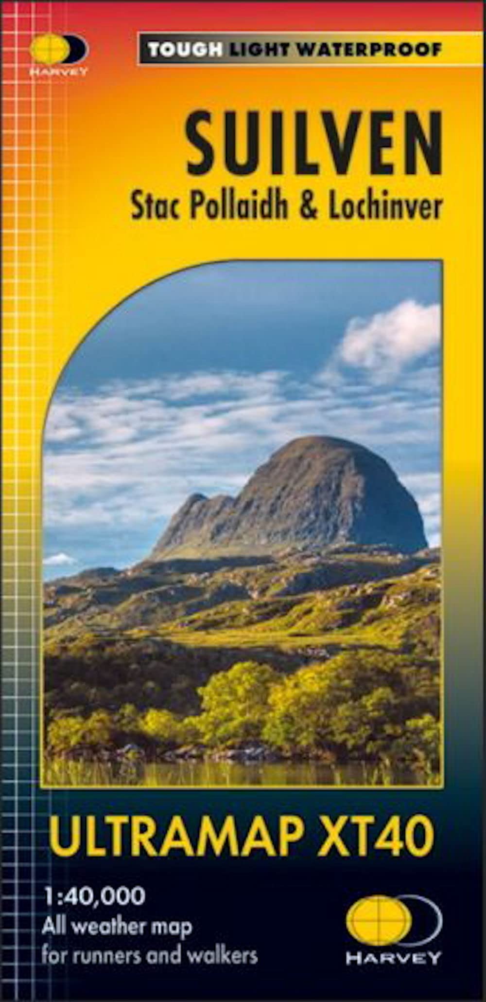 Carte de randonnée - Suilven, Stac Pollaidh, Lochinver XT40 | Harvey Maps - Ultramap carte de randonnée Harvey Maps