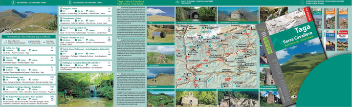 Carte de randonnée - Taga , Serra Cavallera, Sant Amand, Puig Sestela (Pyrénées catalanes) | Alpina carte pliée Editorial Alpina 