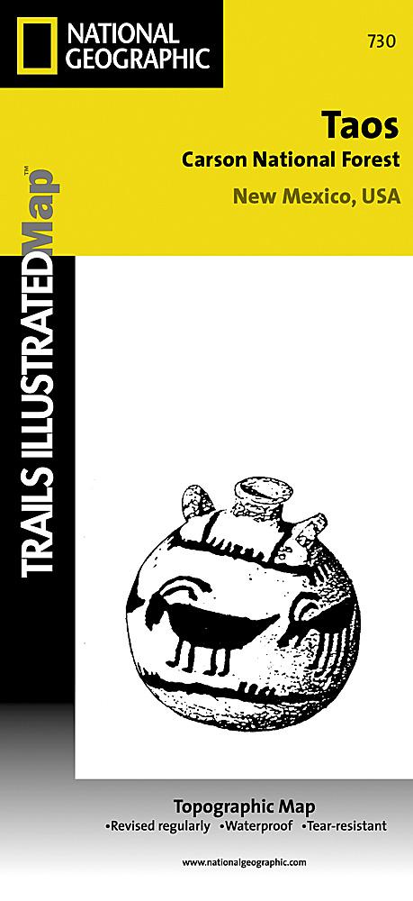 Carte de randonnée n° 730 - Taos Carson national forest (Nouveau Mexique) | National Geographic carte de randonnée National Geographic Default Title