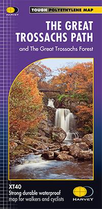 Carte de randonnée - The Great Trossachs Path & Forest XT40 | Harvey Maps - National Trail maps carte pliée Harvey Maps 