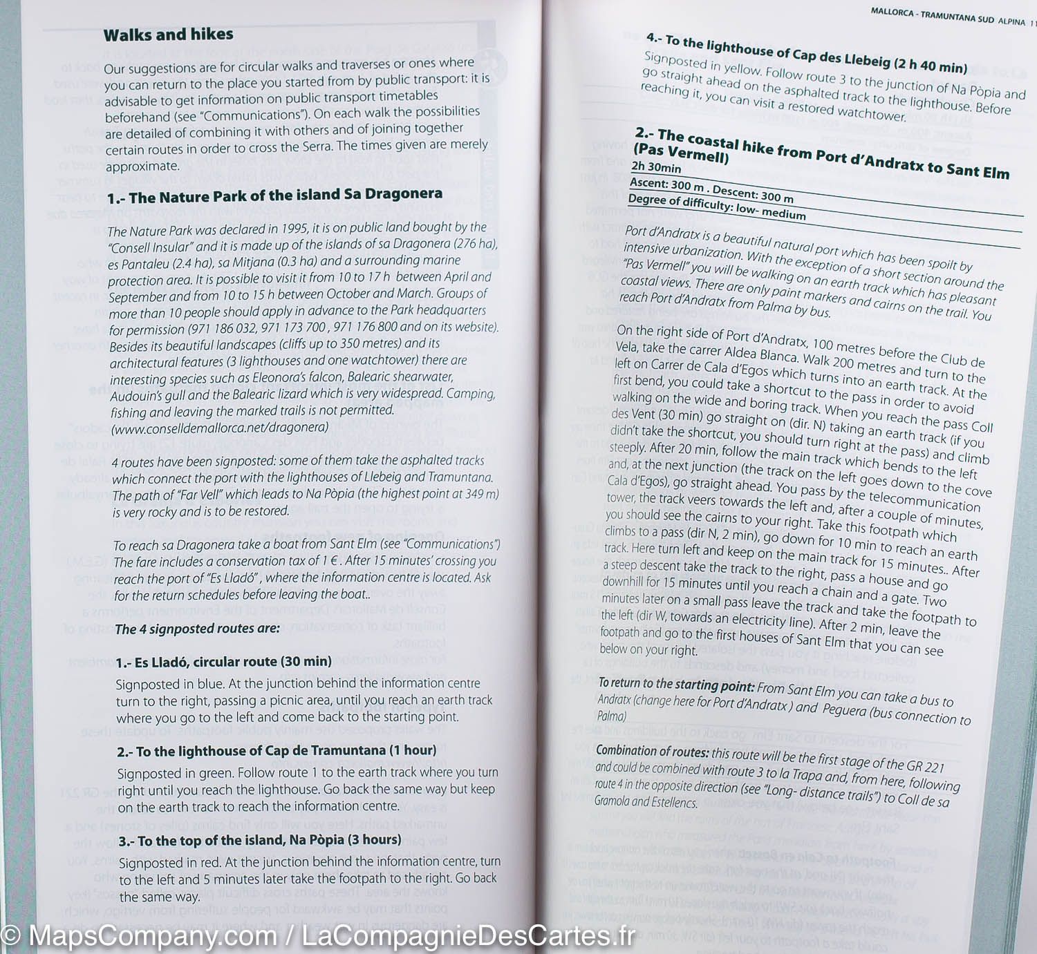 Carte de randonnée - Tramuntana Sud (Majorque, îles Baléares) | Alpina carte de randonnée Editorial Alpina