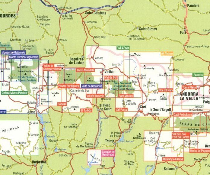 Carte de randonnée - Val d'Aran (Pyrénées Catalanes) | Alpina carte de randonnée Editorial Alpina