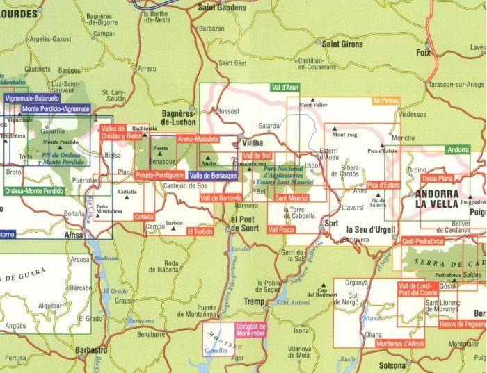 Carte de randonnée - Vall de Boi & Parc national d'Aigüestortes (Pyrénées Catalanes, Espagne) | Alpina carte pliée Editorial Alpina 