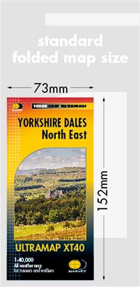 Carte de randonnée - Yorkshire Dales Nord Est XT40 | Harvey Maps - Ultramap carte de randonnée Harvey Maps