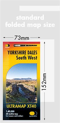 Carte de randonnée - Yorkshire Dales Sud Ouest XT40 | Harvey Maps - Ultramap carte pliée Harvey Maps 
