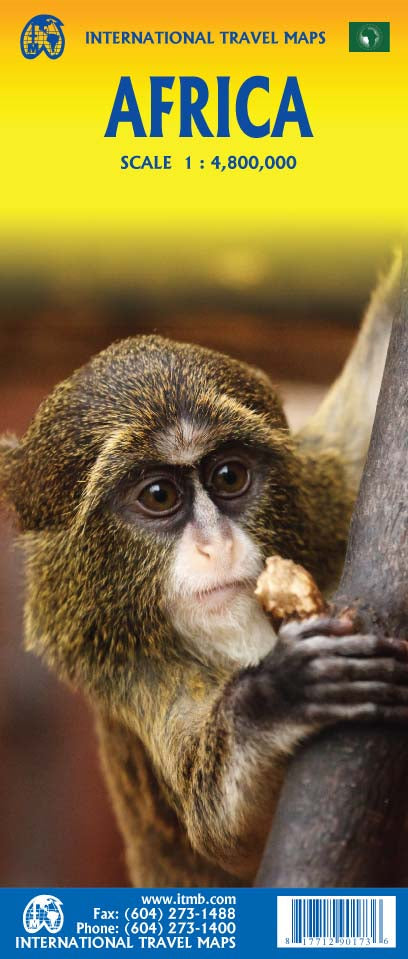 Carte de voyage - Afrique | ITM carte routière ITM