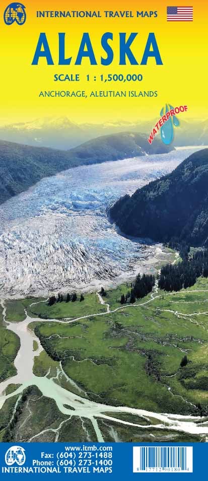 Carte de voyage - Alaska | ITM carte pliée ITM 