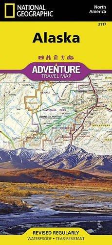 Carte de voyage de l'Alaska | National Geographic - La Compagnie des Cartes