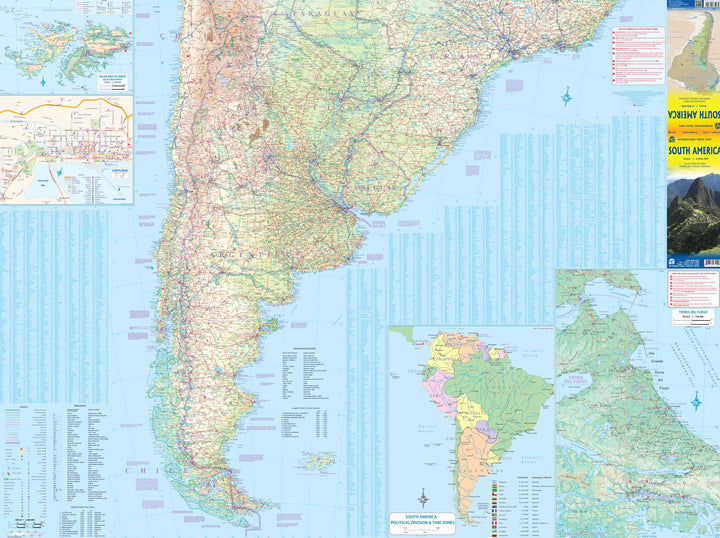 Carte de voyage - Amérique du Sud | ITM carte pliée ITM 