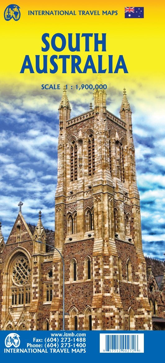 Carte de voyage - Australie Méridionale & Territoire du Nord | ITM carte routière ITM