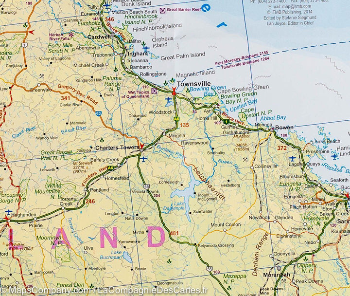 Plan de Sydney & Carte du sud-est de l'Australie | ITM - La Compagnie des Cartes