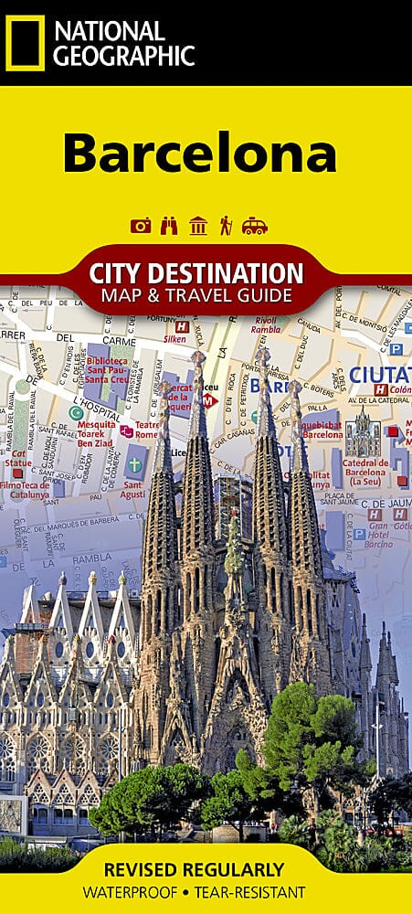 Carte de voyage - Barcelone (Espagne) | National Geographic carte routière National Geographic