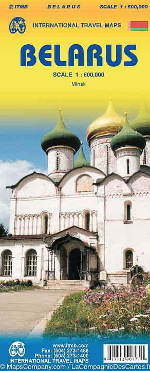 Carte de voyage - Biélorussie | ITM carte routière ITM