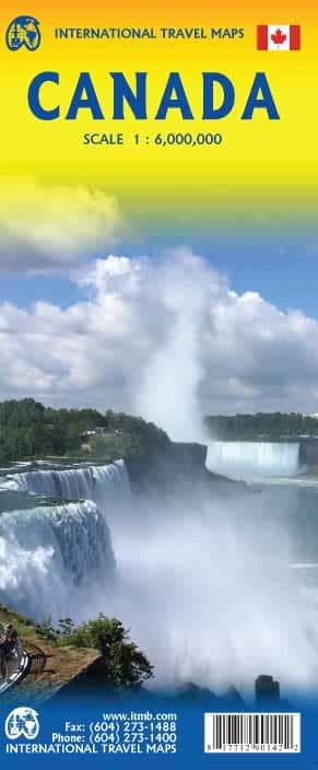 Carte de voyage - Canada | ITM carte routière ITM