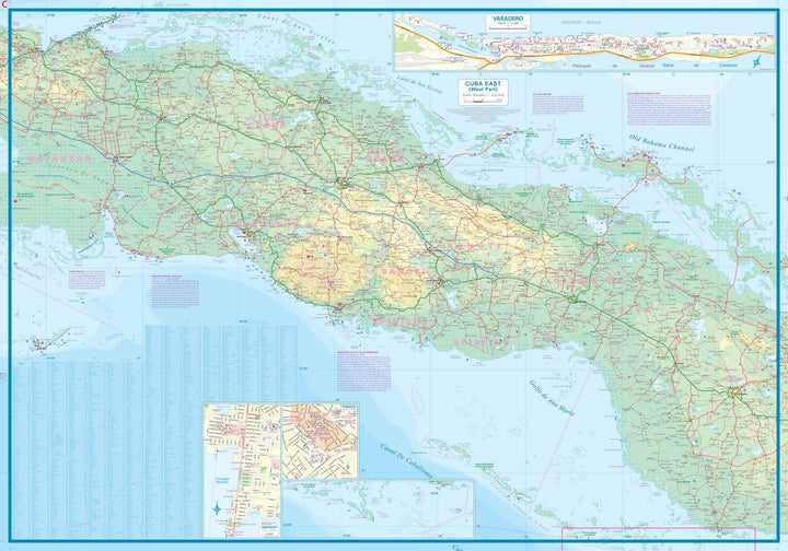 Carte de voyage - Cuba Est | ITM carte pliée ITM 