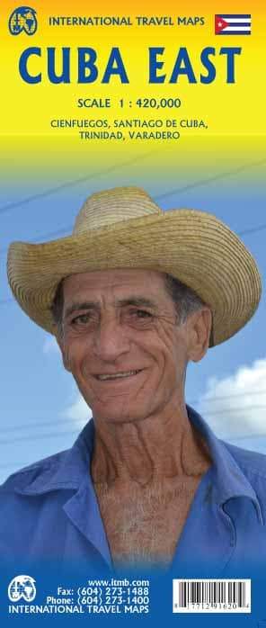 Carte de voyage - Cuba Est | ITM carte routière ITM