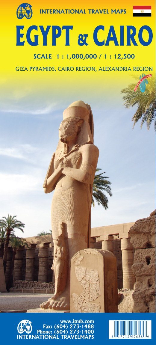 Carte de voyage - Égypte & Plan du Caire | ITM carte pliée ITM 