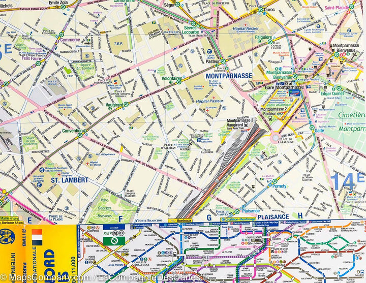 Plan de Paris &#038; Carte de la France Nord | ITM - La Compagnie des Cartes
