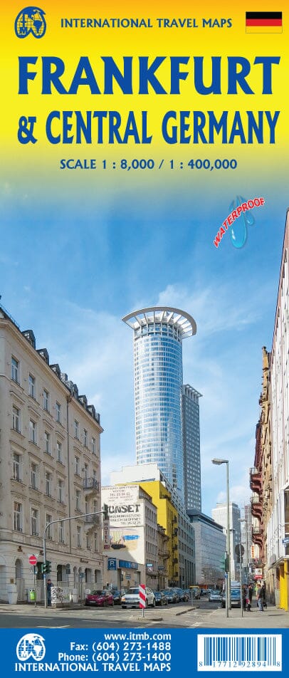 Carte de voyage - Francfort & Allemagne centrale | ITM carte pliée ITM 