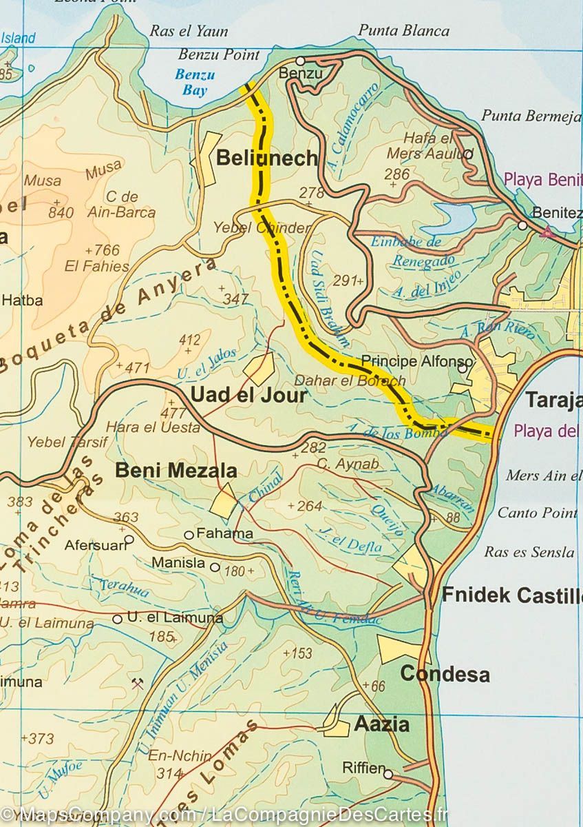 Carte de voyage - Gibraltar | ITM carte pliée ITM 