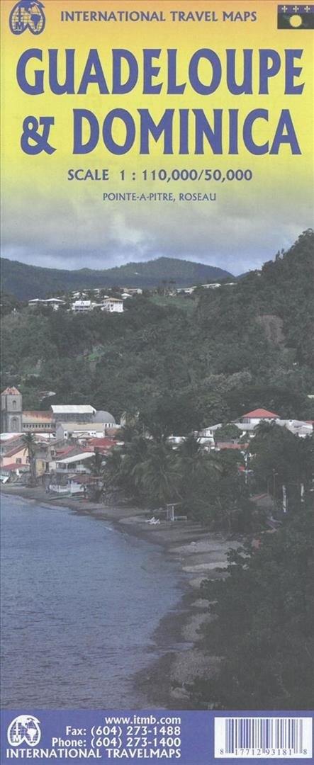 Carte de voyage - Guadeloupe & Dominique | ITM carte pliée ITM 