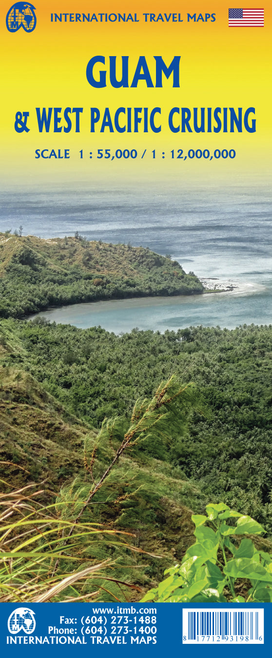 Carte de voyage - Ile de Guam & croisières dans le pacifique ouest | ITM carte routière ITM